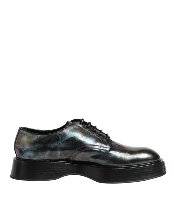 Multicolor Leder Schnürschuhe Männer Formale Derby Schuhe