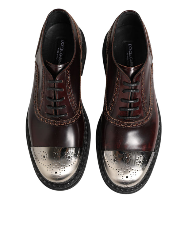 Braun Leder Lace Up Kleid Männer Oxford Schuhe