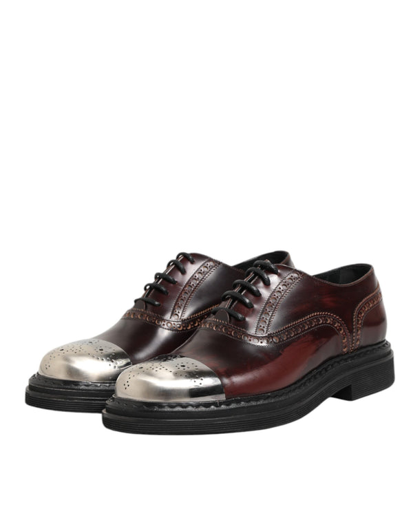 Braun Leder Lace Up Kleid Männer Oxford Schuhe