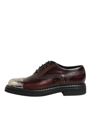 Braun Leder Lace Up Kleid Männer Oxford Schuhe