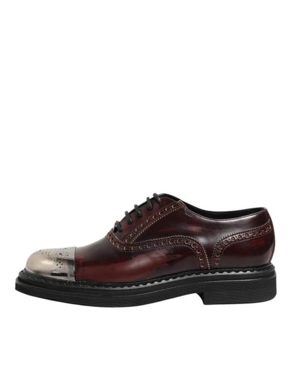 Braun Leder Lace Up Kleid Männer Oxford Schuhe