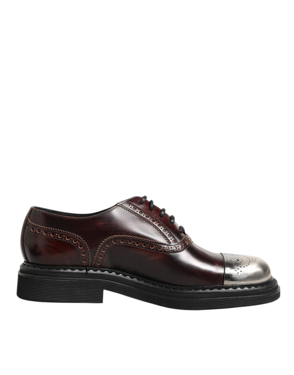 Braun Leder Lace Up Kleid Männer Oxford Schuhe
