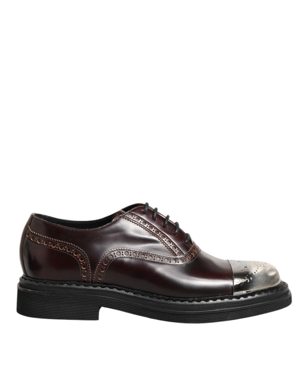 Braun Leder Lace Up Kleid Männer Oxford Schuhe