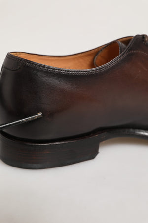 Braun Leder Lace Up Kleid Männer Derby Schuhe