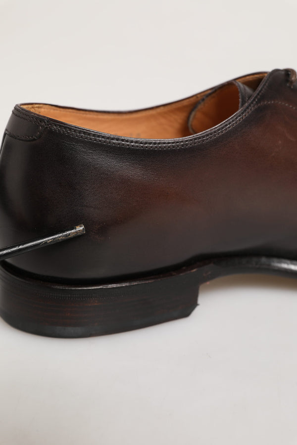 Braun Leder Lace Up Kleid Männer Derby Schuhe