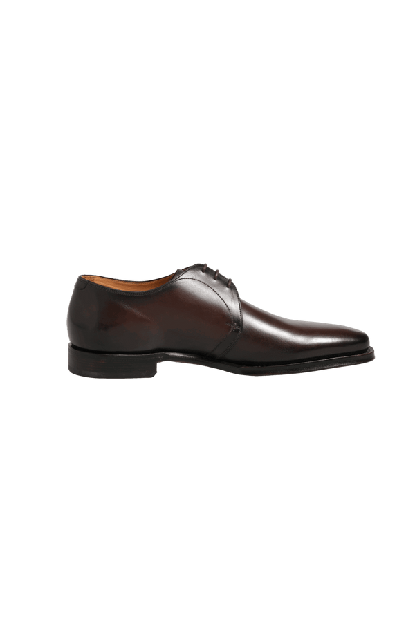 Braun Leder Lace Up Kleid Männer Derby Schuhe