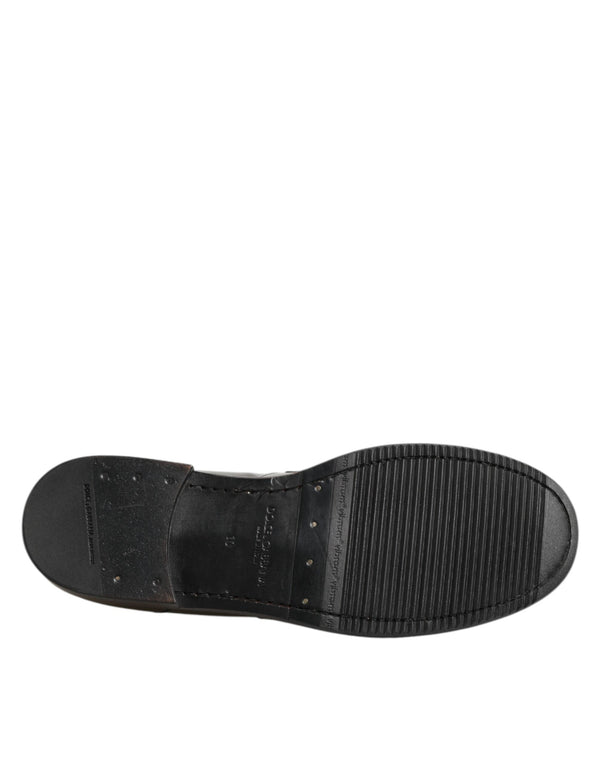 Metallic Silber Logo Slip On Männer Kleid Schuhe