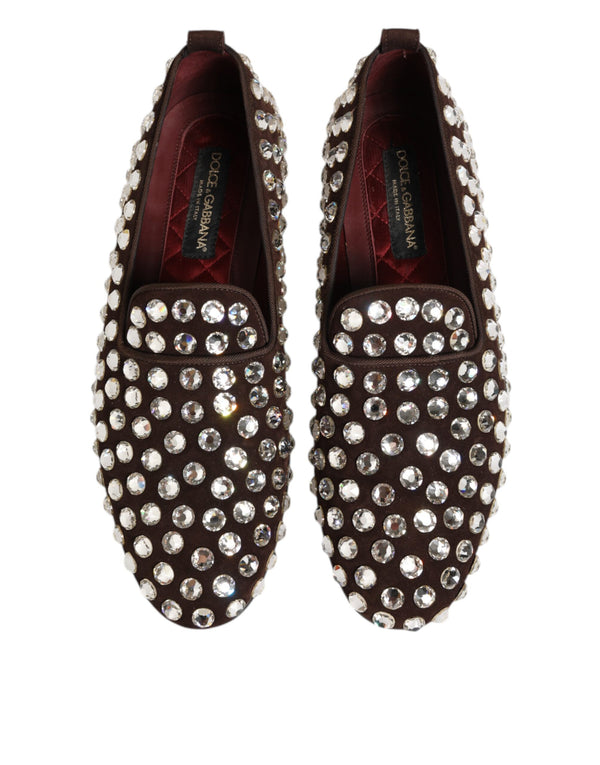 Bordeaux Wildleder Crystals Loafers Kleid Schuhe