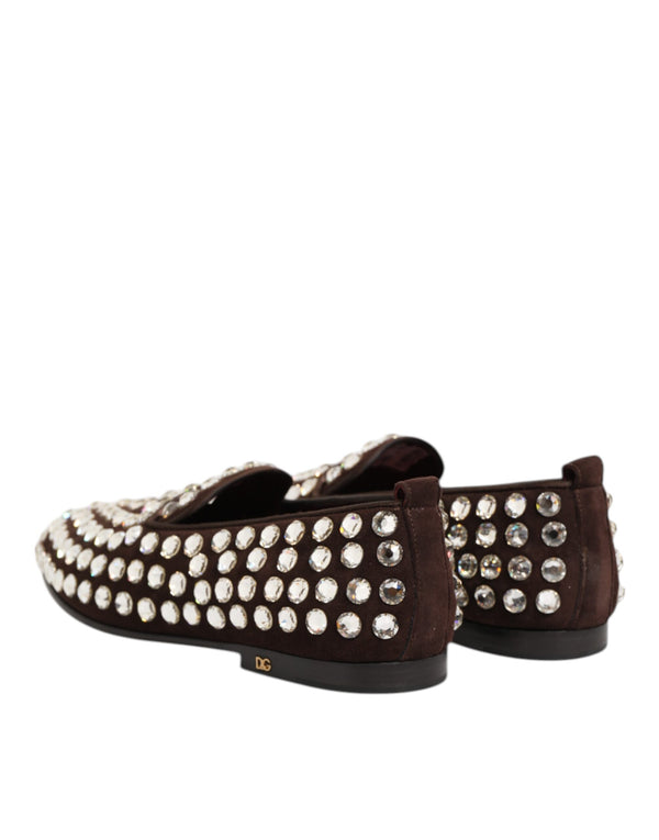 Bordeaux Wildleder Crystals Loafers Kleid Schuhe