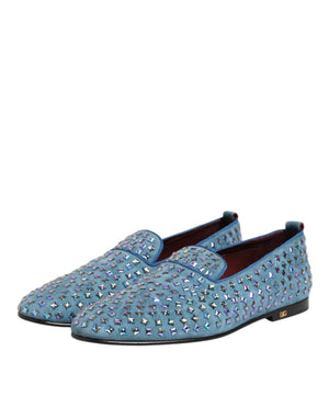 Blau Wildleder Nieten Kleid Männer Loafers Schuhe