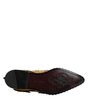 Gold Leder MONK STRAP Kleid Formelle Schuhe