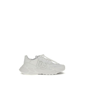 Weiße Polyamid-Sportschuhe
