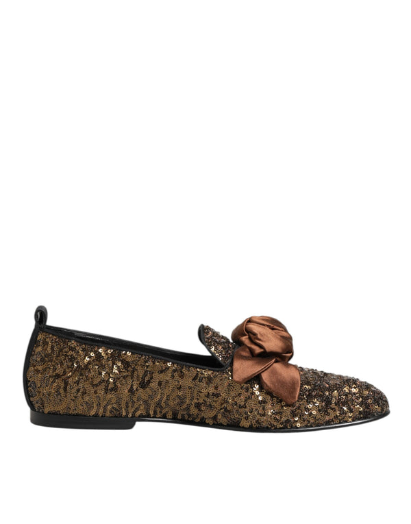 Gold Pailletten Slip On Loafers Männer Kleid Schuhe
