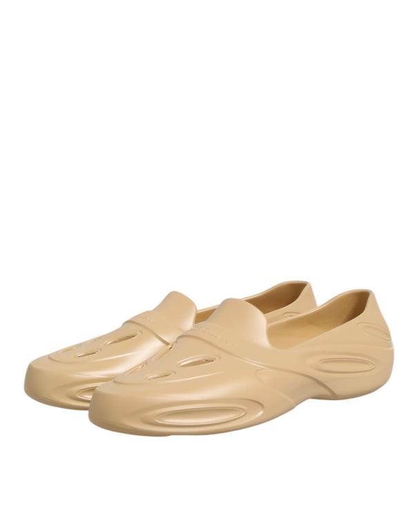 Beige Gummi Rutschen Low Top Turnschuhe Schuhe