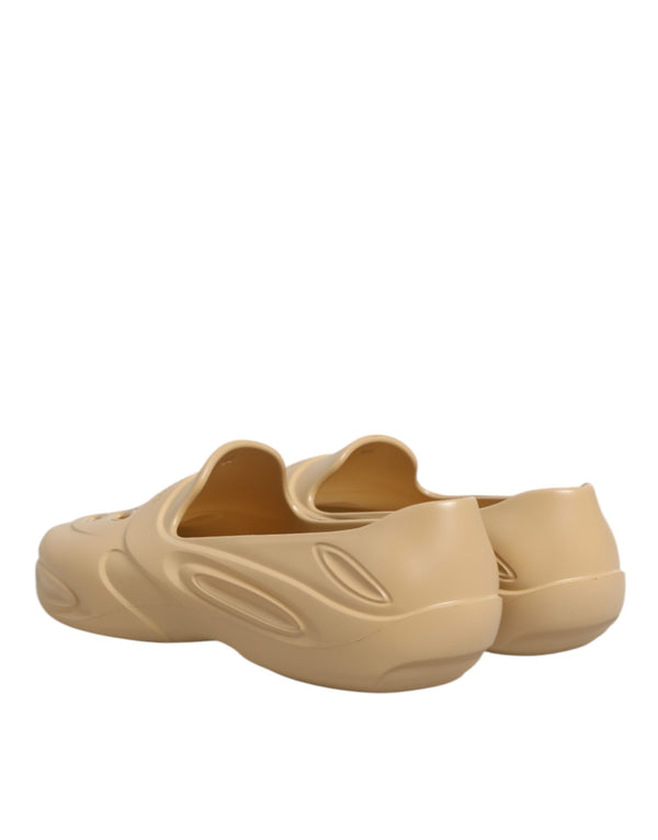 Beige Gummi Rutschen Low Top Turnschuhe Schuhe