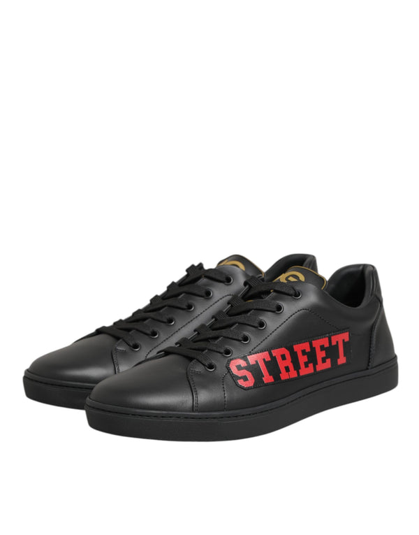 Schwarz Street Life Low Top Männer Turnschuhe Schuhe