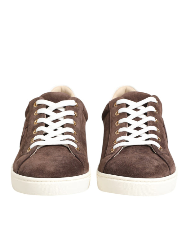 Braun Wildleder Leder Low Top Männer Turnschuhe Schuhe