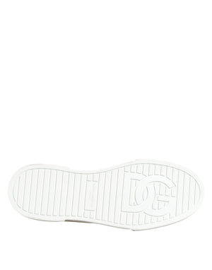 Multicolor Baumwolle Logo Low Top Sneakers Schuhe