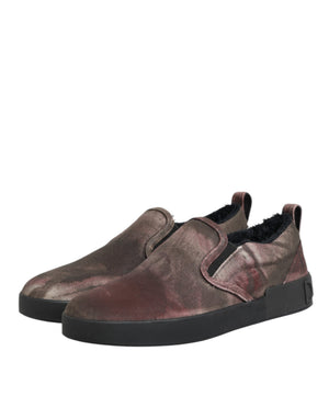Multicolor Baumwolle Low Top Slip On Männer Turnschuhe Schuhe
