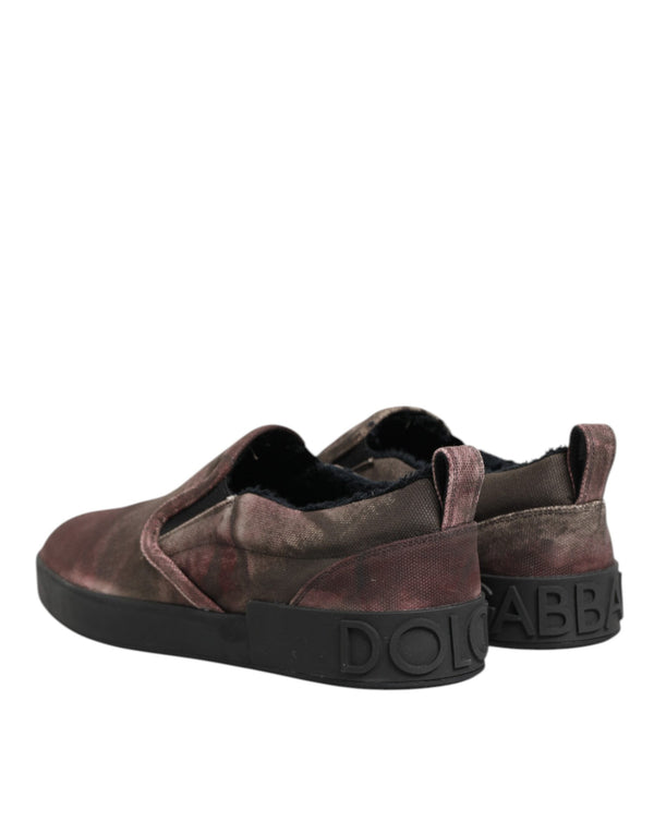 Multicolor Baumwolle Low Top Slip On Männer Turnschuhe Schuhe