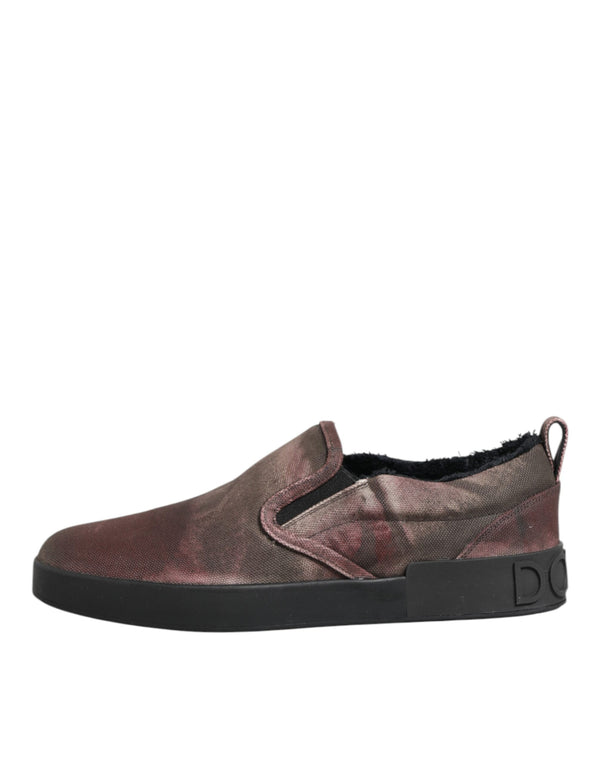 Multicolor Baumwolle Low Top Slip On Männer Turnschuhe Schuhe