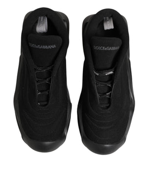 Schwarz Lace Up Wave Low Top Männer Sneaker Schuhe