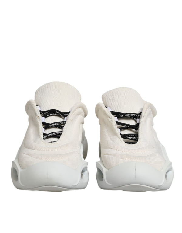Weiß Lace Up Wave Low Top Männer Sneaker Schuhe