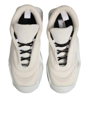 Weiß Lace Up Wave Low Top Männer Sneaker Schuhe