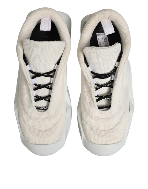 Weiß Lace Up Wave Low Top Männer Sneaker Schuhe