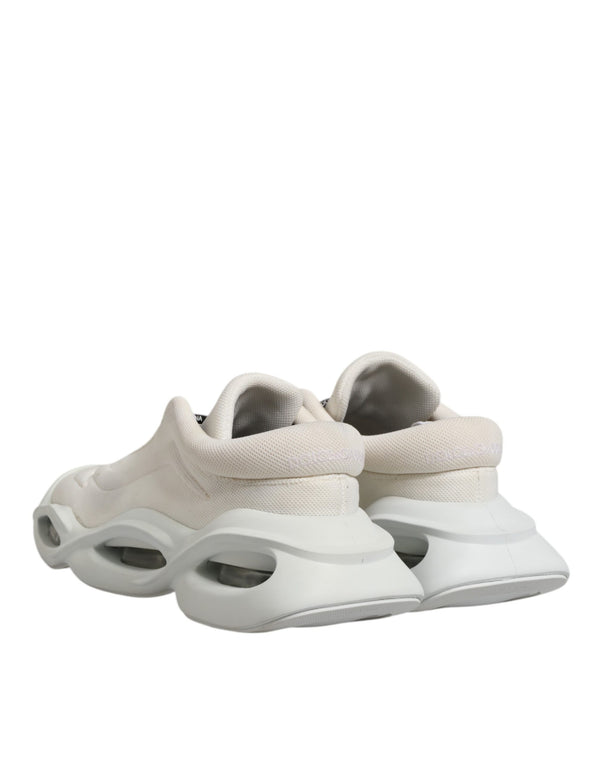 Weiß Lace Up Wave Low Top Männer Sneaker Schuhe