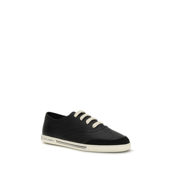 Schwarze Sneakers aus Kalbsleder Bos Taurus