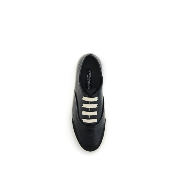 Schwarze Sneakers aus Kalbsleder Bos Taurus