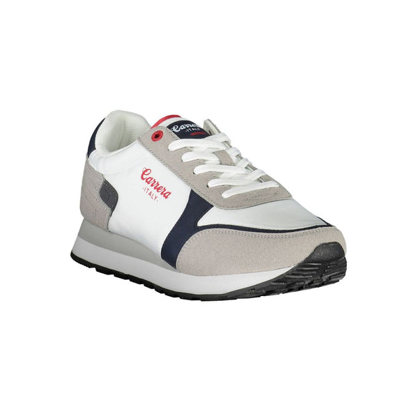 Sneaker aus weißem Polyester