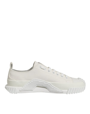 Weiß Baumwolle NS1 Low Top Sneaker Schuhe