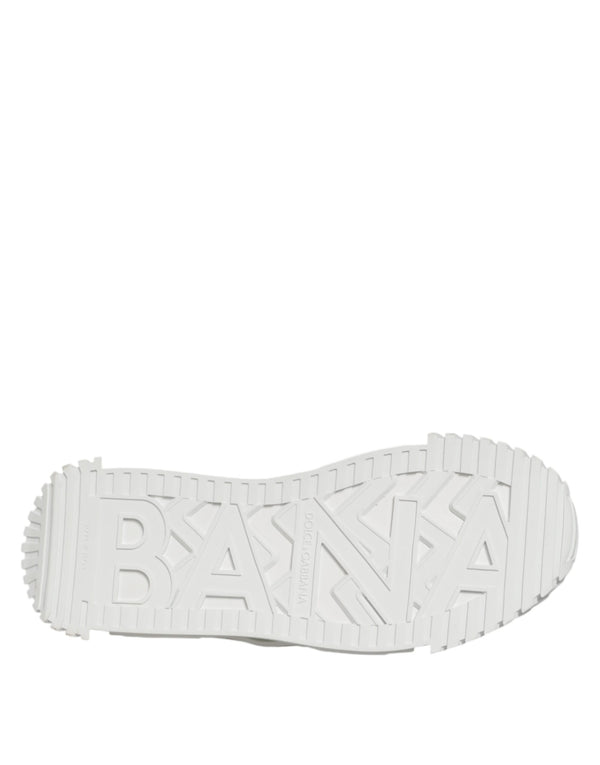 Weiß Baumwolle NS1 Low Top Sneaker Schuhe