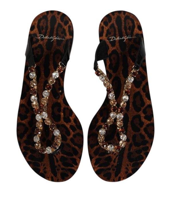Schwarz Kristalle Flats Sandalen Beachwear Schuhe