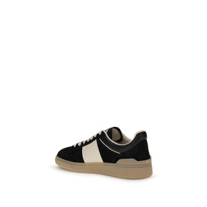 Schwarze Sneakers aus Kalbsleder Bos Taurus