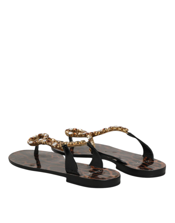 Schwarz Kristalle Flats Sandalen Beachwear Schuhe