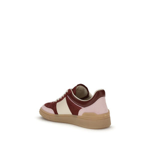 Rote Sneakers aus Kalbsleder Bos Taurus