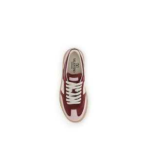 Rote Sneakers aus Kalbsleder Bos Taurus