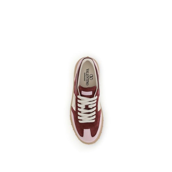 Rote Sneakers aus Kalbsleder Bos Taurus