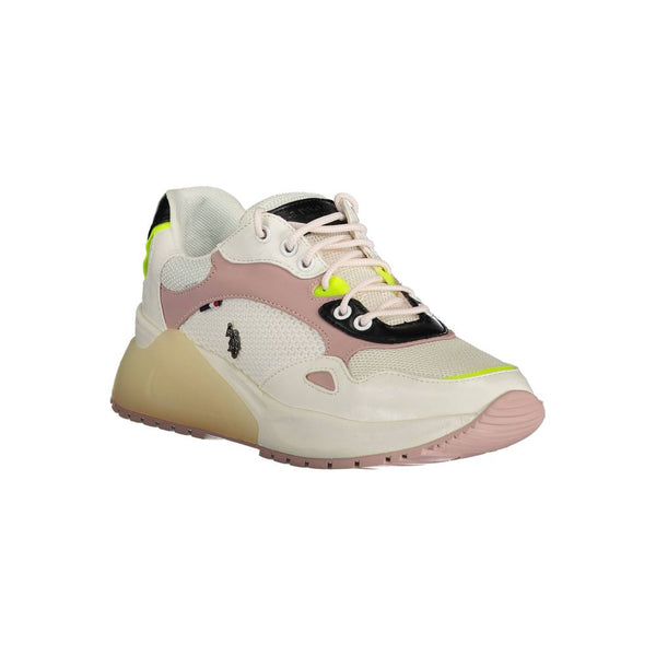Sneaker aus weißem Polyester