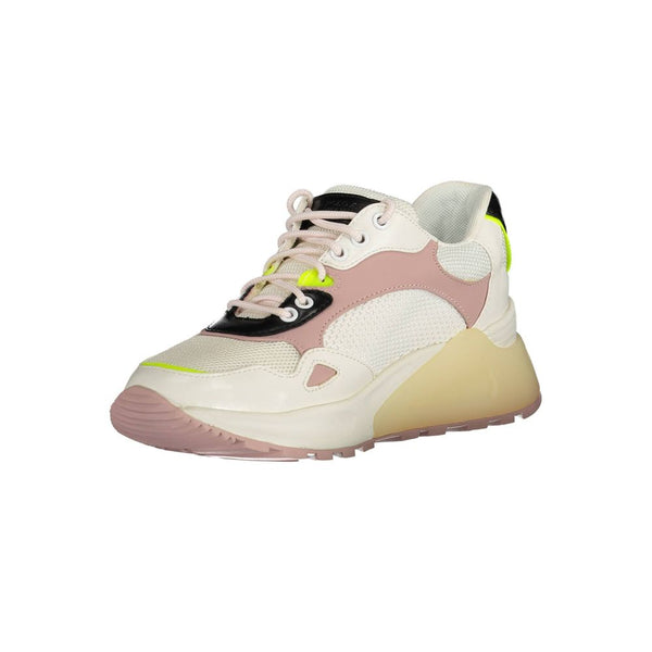 Sneaker aus weißem Polyester