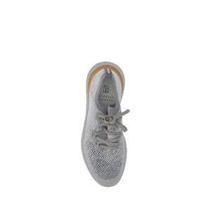 Graue Baumwoll-Sportschuhe