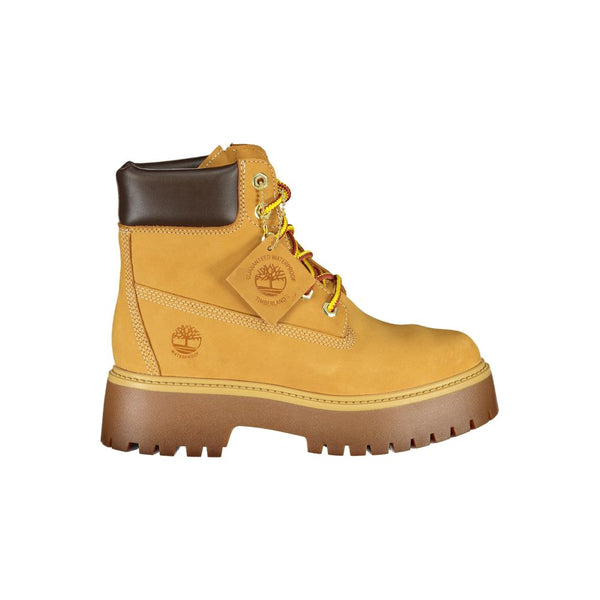 Braunes Leder Damenstiefel