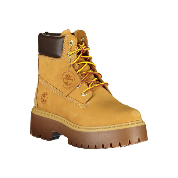 Braunes Leder Damenstiefel