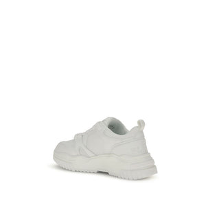 Weiße Polyester-Sportschuhe