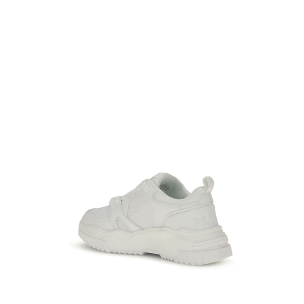 Weiße Polyester-Sportschuhe