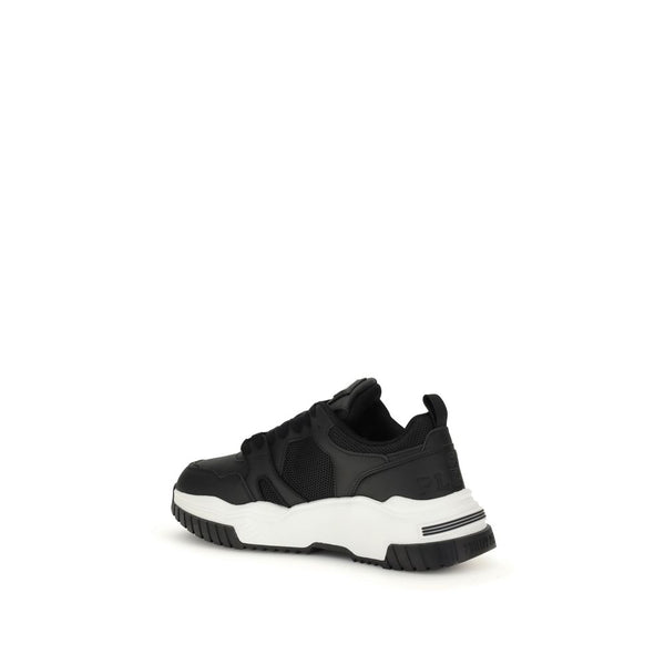 Schwarze Polyester-Sportschuhe