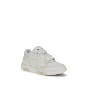 Weiße Kalbshaut Bos Taurus Sneakers mit niedrigem Schaft